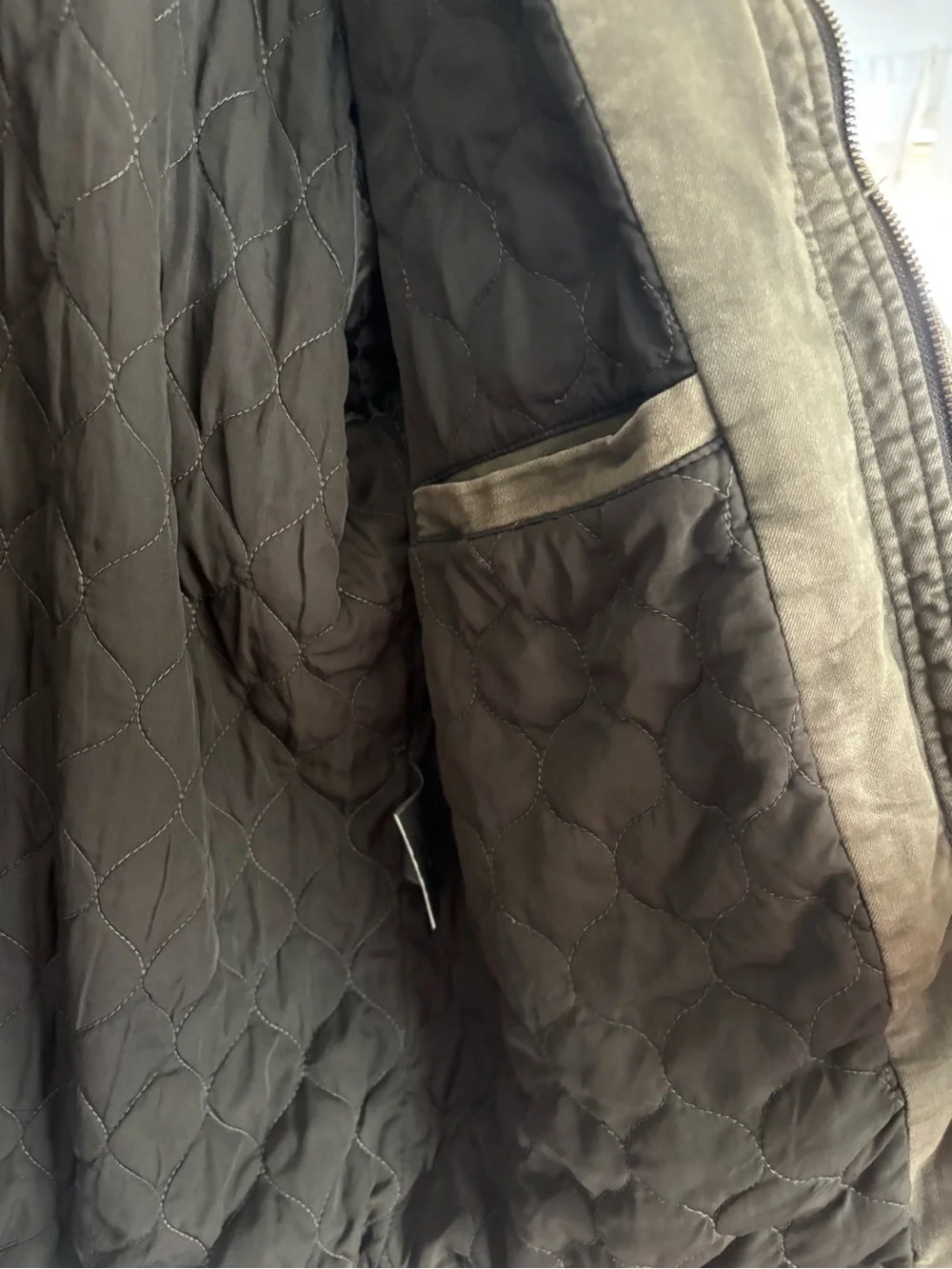 Levi’s Quilted Field Jacket - Olive Green - Large